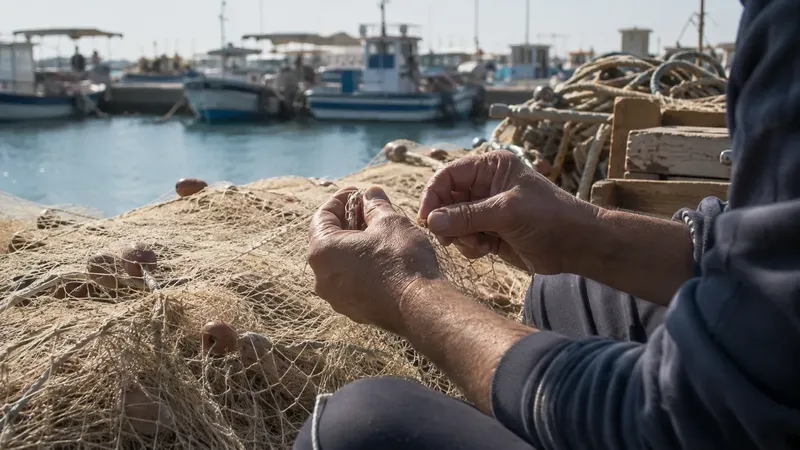 Xylofagou: Fischerhafen und rote Erde in den Kokkinochoria