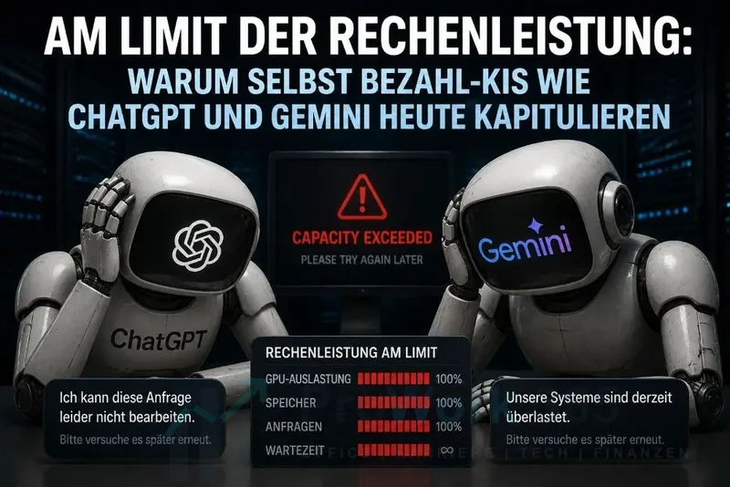 KI am Limit: Warum selbst Bezahl-Modelle wie ChatGPT & Co. drosseln