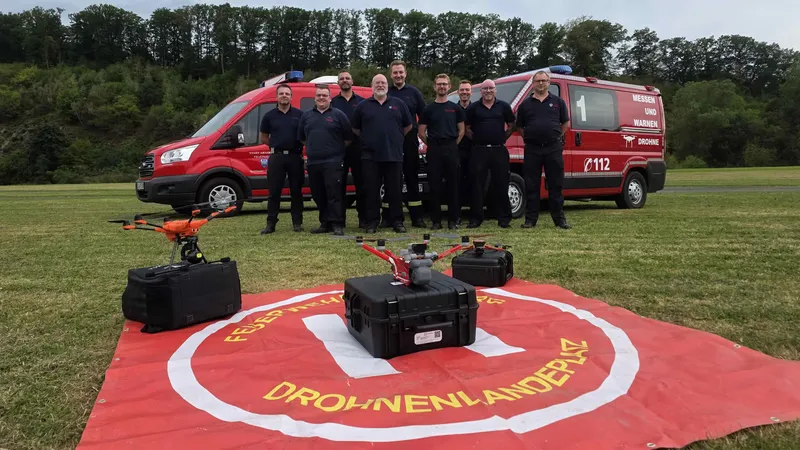 Arnsberger Feuerwehr stellt moderne Drohne in den Dienst