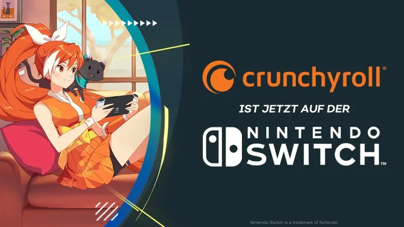 Crunchyroll wird auf Nintendo Switch eingestellt