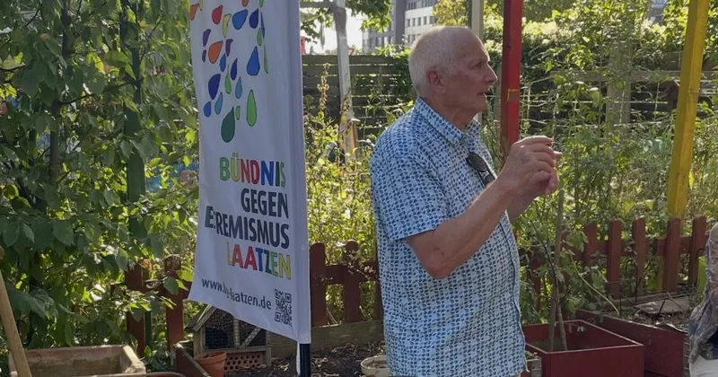 Bündnis gegen Extremismus Laatzen feiert Sommerfest im Interkulturellen Garten