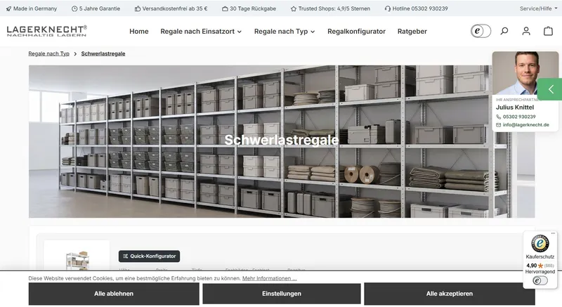 Lagerraum zuhause clever organisieren mit Regalen