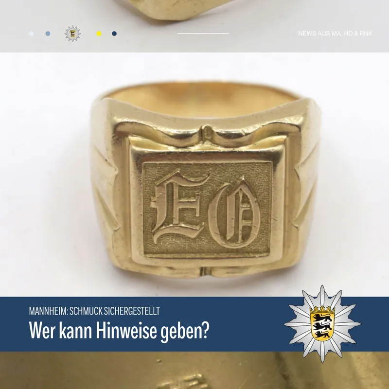 Goldschmuck sichergestellt – Verdacht der Hehlerei