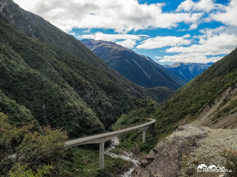 Otira Viaduct: Ein Aussichtspunkt mit Gänsehautmoment