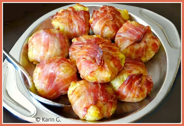 Kartoffelbomben und Bacon Bombs