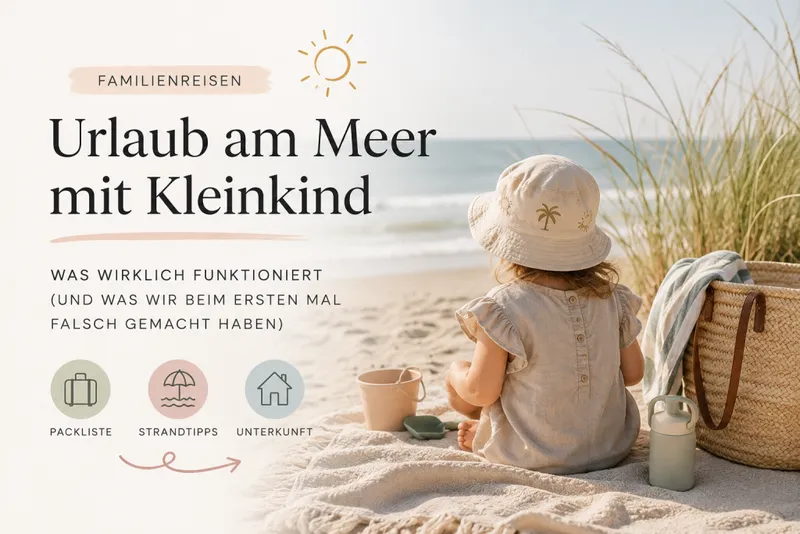 Urlaub am Meer mit Kleinkind –was wirklich funktioniert
