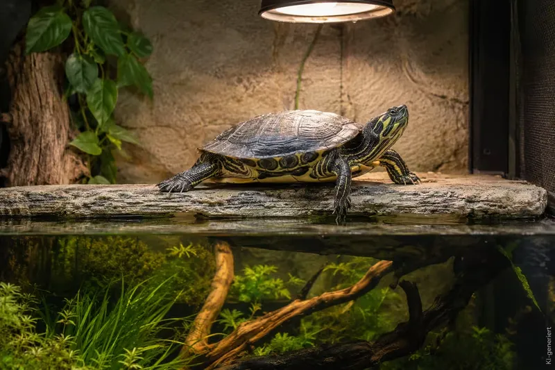 Gelbwangen Schmuckschildkröte Aquarium: So planst Du es richtig