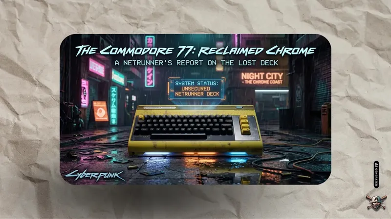 COMMODORE 77 | Der C64 Ultimate in der Cyberpunk Version im Closer Look