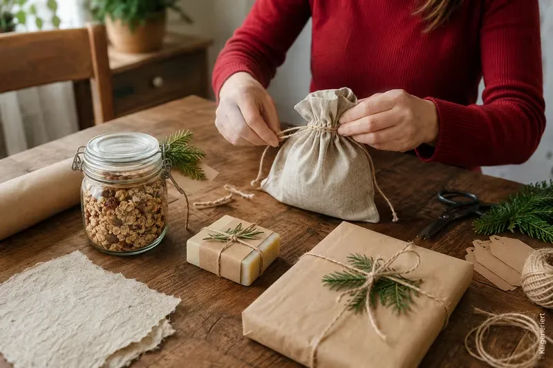 So kannst du kleine Weihnachtsgeschenke selber machen und verpacken