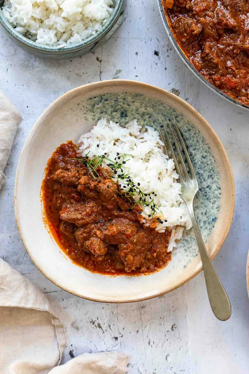 Lammcurry mit Kokosmilch