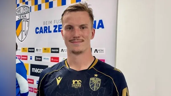 Zufrieden auch ohne Tor: Was Luca Wollschläger vom FC Carl Zeiss Jena sagt