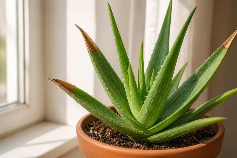 Aloe vera wird braun – 9 Ursachen, 3 Rettungsschritte