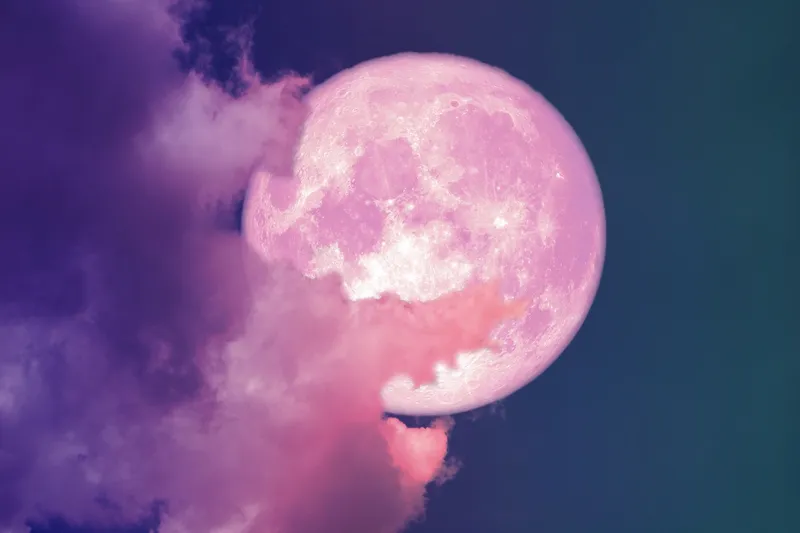 Pinker Mond – so wird der Vollmond im April genannt