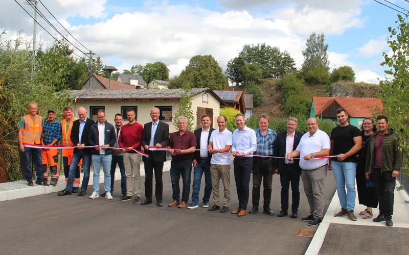 Neue Brücke in Drosendorf für Verkehr freigegeben