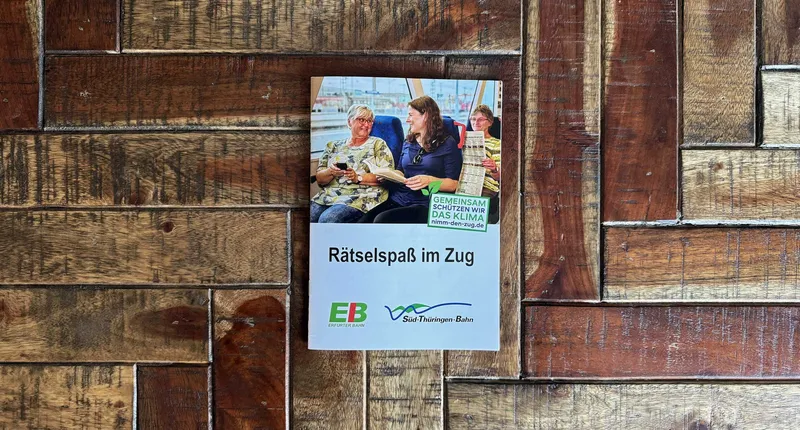 „Rätselspaß im Zug“ für Erfurter Bahn / Süd-Thüringen-Bahn