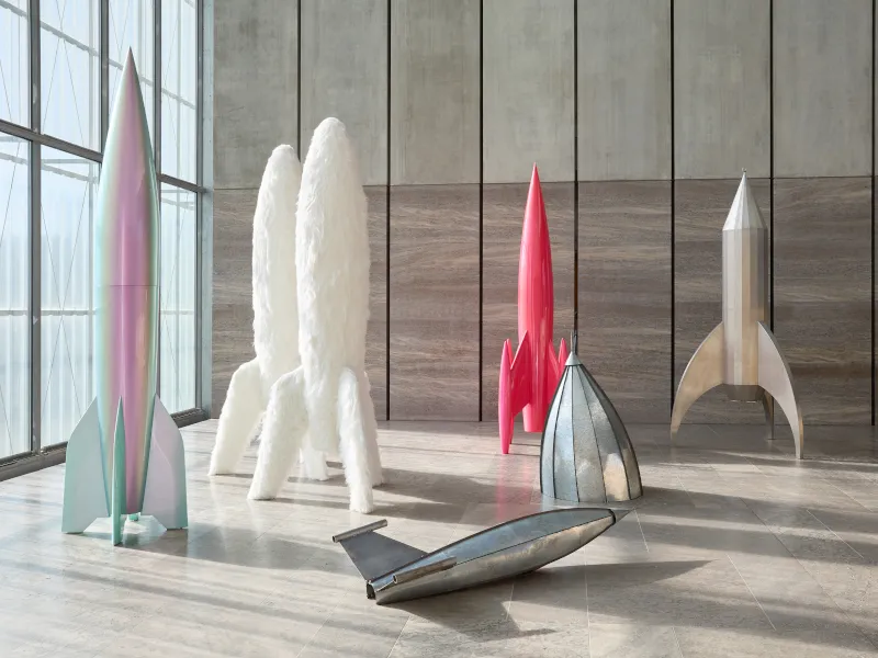 Neue Installation im Museum der bildenden Künste Leipzig: Sylvie Fleury. First Spaceship on Venus
