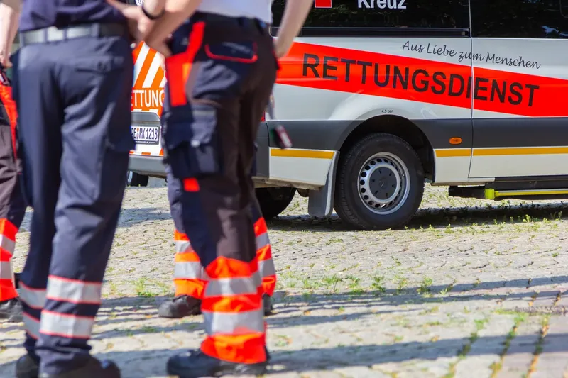 Eisenach: Radfahrerin stürzt auf der Rennbahn