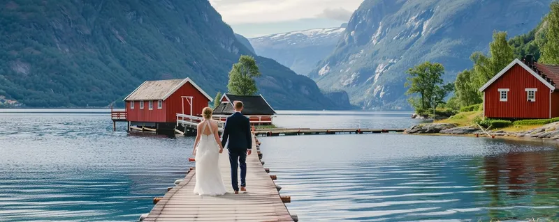 Hochzeit in Norwegen: Heiraten am Fjord, Ablauf und Bräuche