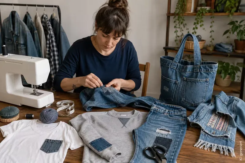 Alte Kleidung upcyceln: 8 Ideen für T-Shirts, Jeans und Sweatshirts