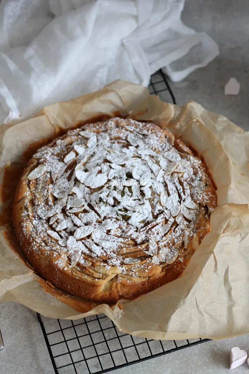 Flaumiger Apfelkuchen mit Joghurt – einfaches Rezept