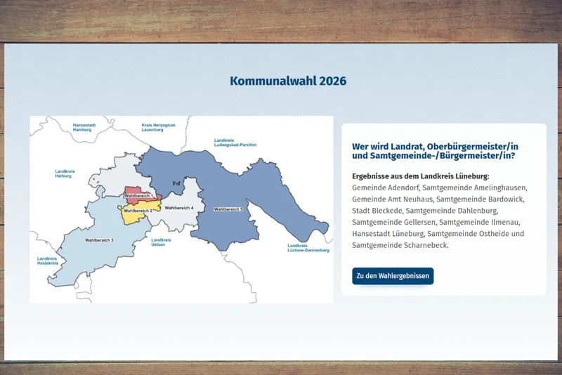 Kommunalwahl 2026: Wahlergebnisse online und live vor Ort mitverfolgen