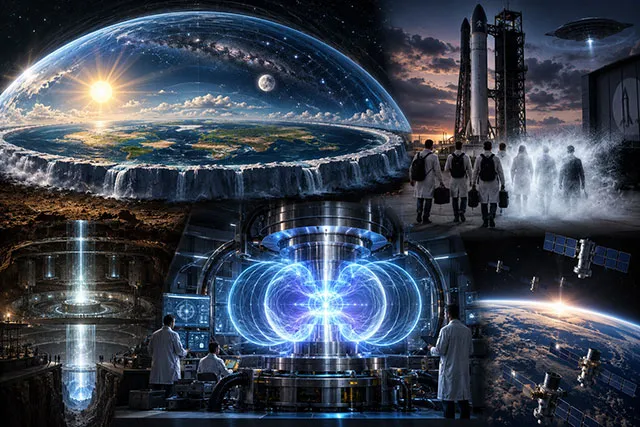 🗺️ 🥏 Die Firmamentgrenze, die Nullpunktenergiegewinnung und das Verschwindens der SpaceX-Wissenschaftsteams