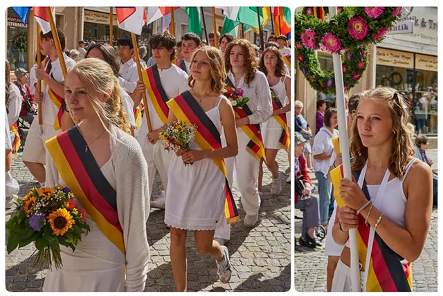 🇩🇪 🤝 Ein jahrhundertealtes Volksfest: Teilnehmerrekord beim Traditionsumzug – an Kamenz ein Beispiel nehmen (Videos)