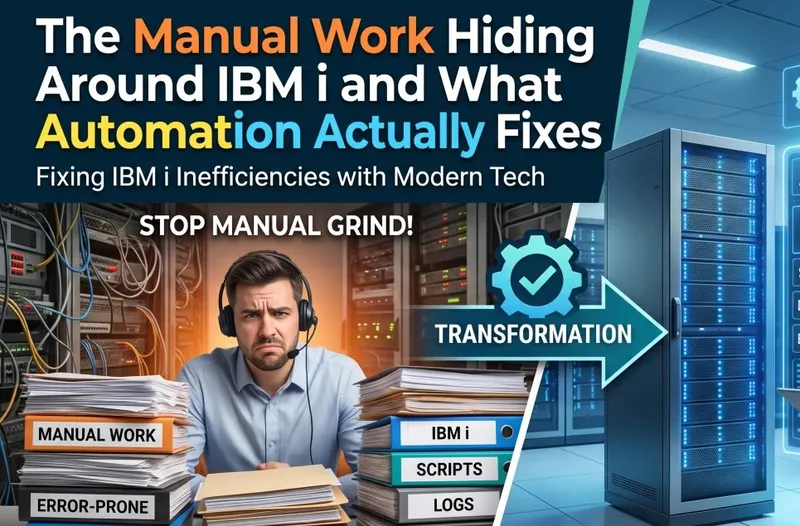 The Manual Work Hiding Around IBM i and What Automation Actually Fixes