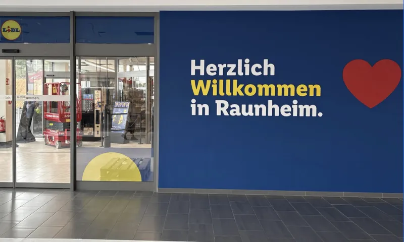 13.000. Lidl Filiale geht an das Netz!