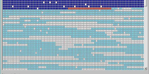 Windows 98 Defragmentier Simulator