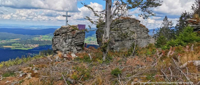 Arnbruck Steinernes Gassl Waldwiesmarterl, Hängender Riegel, Schwarzeck, Ödriegel, Mühlriegel