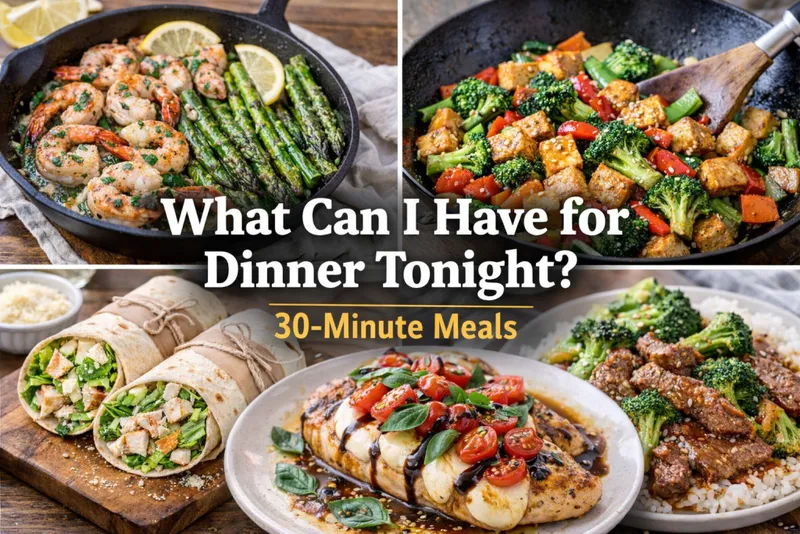 What Can I Have for Dinner Tonight: 30-Min Meals