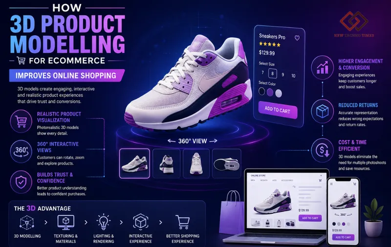 How 3D Product Modelling for eCommerce Improves Online Shopping