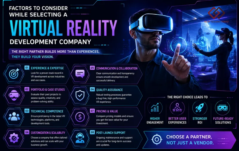 Factors to Consider While Selecting a Virtual Reality Development Company