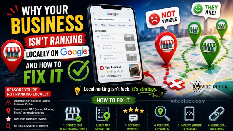 Why Your Business Isn’t Ranking Locally on Google and How to Fix It