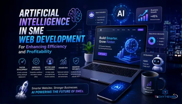 Artificial Intelligence in SME web development for enhancing efficiency and profitability