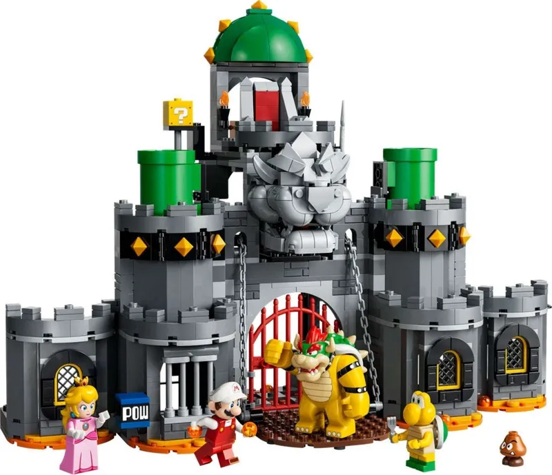 LEGO Super Mario Minifigures Unveiled with Bowser’s Castle and Mario Kart Sets