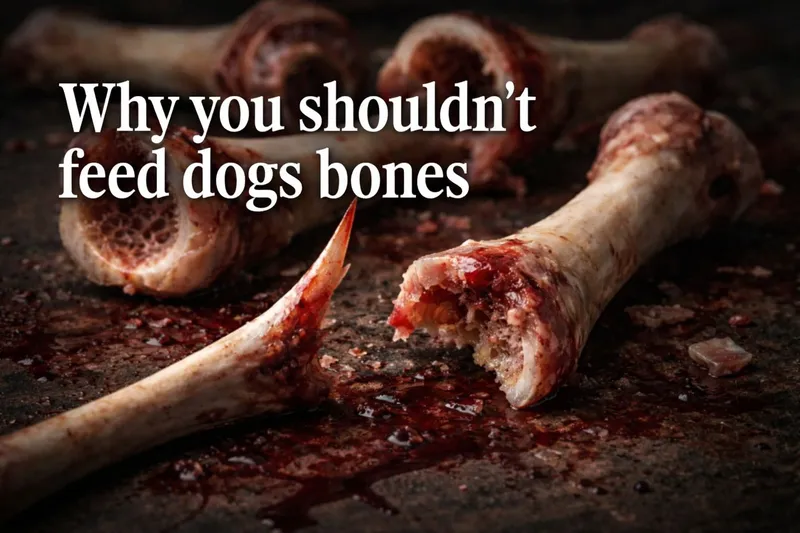 Why should dogs not be given bones? Information from the charity organization Bless Unity