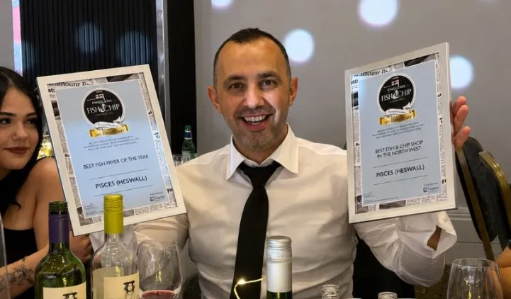 HESWALL FISH & CHIP SHOP WINS BIG AT TOP NATIONAL AWARDS!