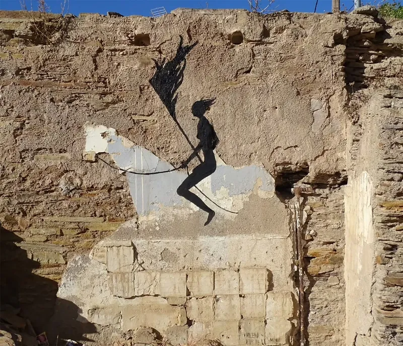 Kreative Street Art von David de la Mano