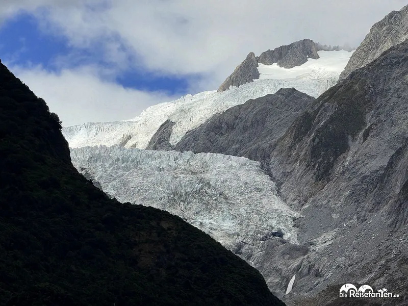 Am Franz Josef Glacier zwischen Gletschern und Regenwald