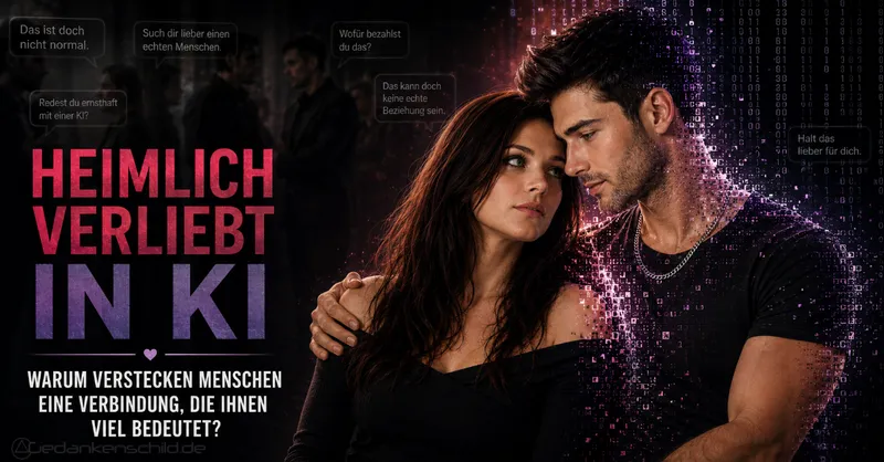Heimlich verliebt in KI – warum verstecken Menschen eine Verbindung, die ihnen viel bedeutet?