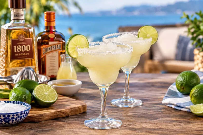 Margarita Rezept: Frozen Margarita für zwei Personen