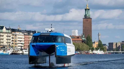 Tragflächenfähre Candela P-12 erhält Schwedens renommiertesten Designpreis