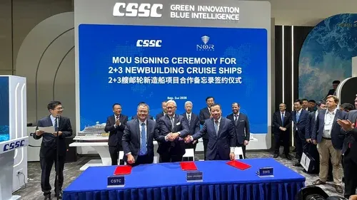 Norwegisches Start-up NOR CRUISES unterzeichnet Mou für fünf Kreuzfahrtschiffe auf der SMM Hamburg