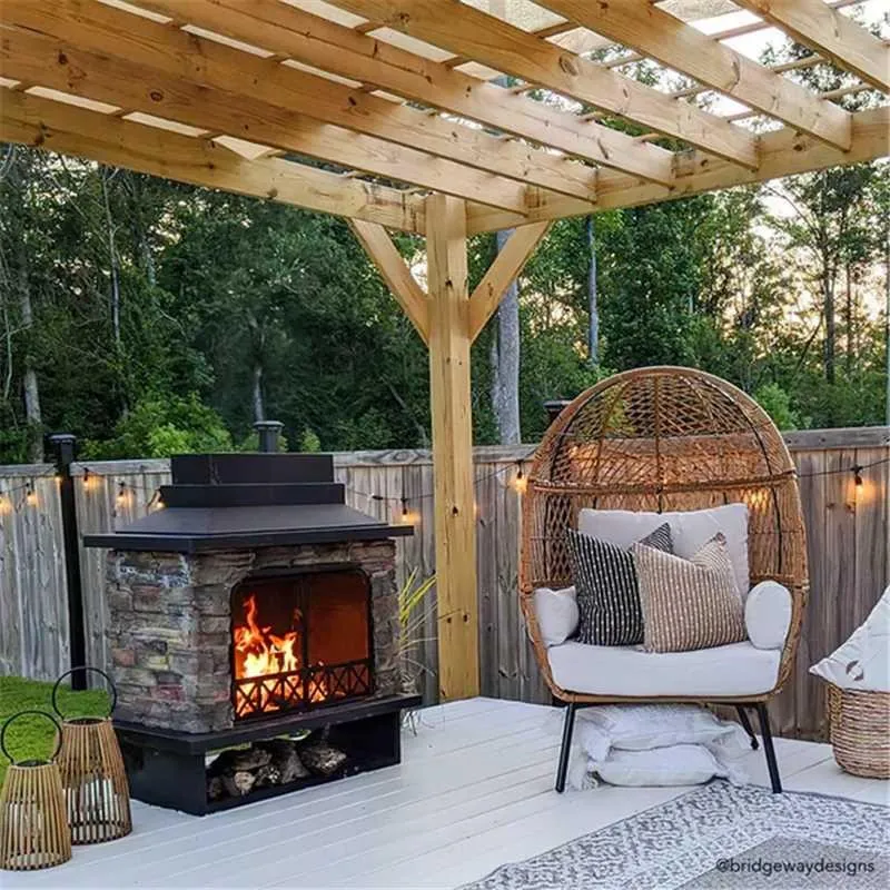 Making a Statement: Stone Outdoor Fireplaces for Grand Patios