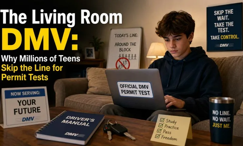 The Living Room DMV: Why Millions of Teens Skip the Line for Permit Tests