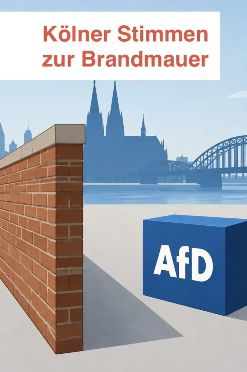 KSK: Kölner Brandmauer zur AfD kein Dogma auf Dauer