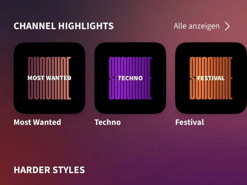 SUNSHINE LIVE präsentiert neue App für alle Genres der elektronischen Musik