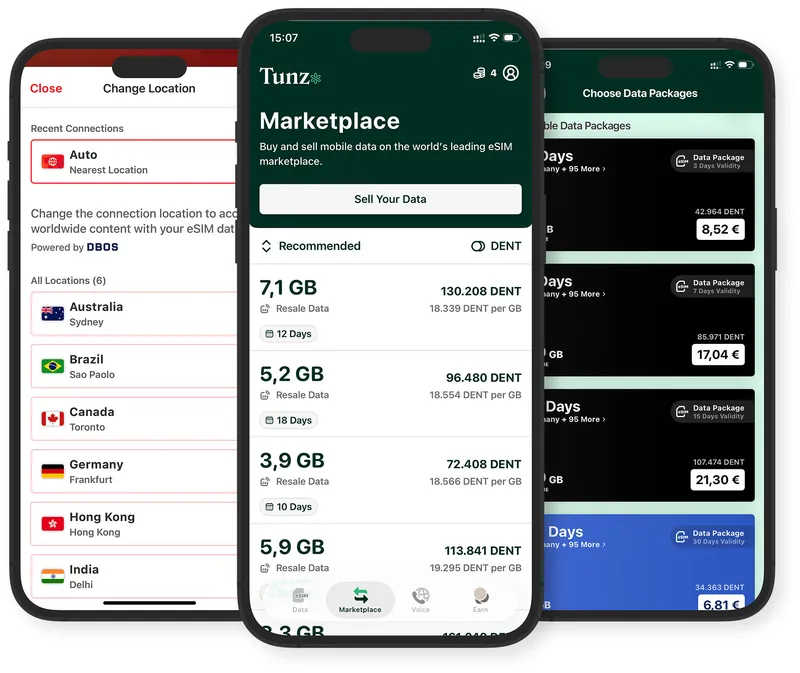 TUNZ: Gratis Internet weltweit und nebenbei Token verdienen